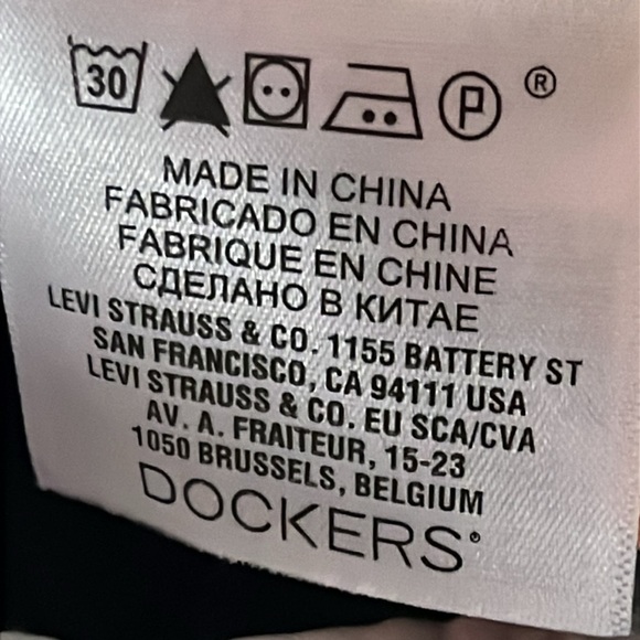 Dockers black Besom pocket Bermuda shorts NWT size 16 - Picture 5 of 6